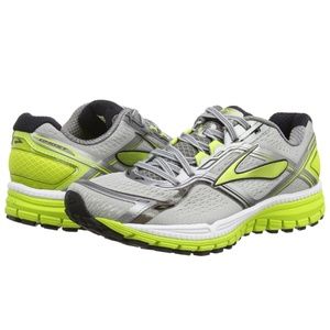 Brooks Ghost Men’s Size 10 Ghost Gry/Yellow Sneakers